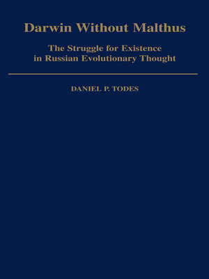 cover image of Darwin without Malthus